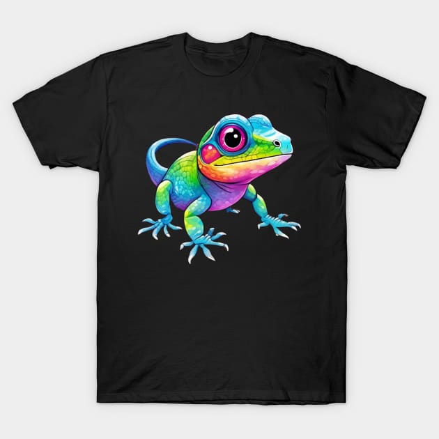 Rainbow Gecko T-Shirt by Eclecterie